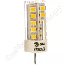Светодиодная лампа ЭРА LED smd JC-5w-220V-corn, ceramics-840-G4 Б0027858