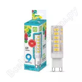 Светодиодная лампа asd led-jcd-std 9вт, 230в, g9, 4000к, 810лм 4690612026664