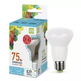 Светодиодная лампа asd led-r63-standard 8вт 230в е27 4000к 720лм 4690612001593