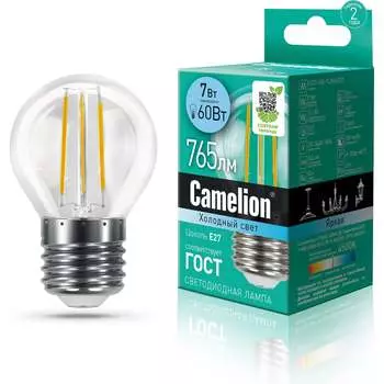Светодиодная лампа Camelion LED7-G45-FL/845/E27 13459