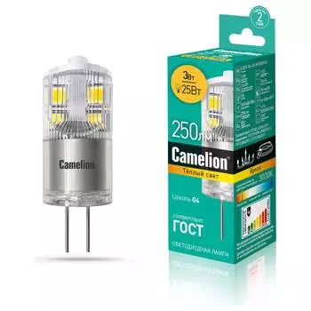 Светодиодная лампа Camelion LED3-G4-JD-NF/830/G4 13862