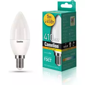 Светодиодная лампа Camelion LED5-C35/830/E14 12031