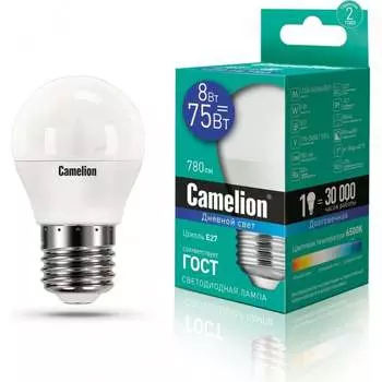 Светодиодная лампа Camelion LED8-G45/865/E27 13373