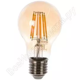 Светодиодная лампа elektrostandard classic f 8w 3300k e27 ретро a038691