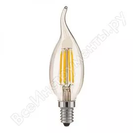 Светодиодная лампа elektrostandard свеча на ветру bl130 7w 4200k e14 cw35 прозрачный a041389