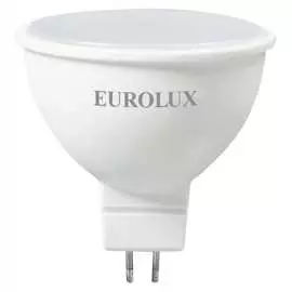 Светодиодная лампа Eurolux LL-E-MR16-7W-230-2,7K-GU5.3 76/2/23