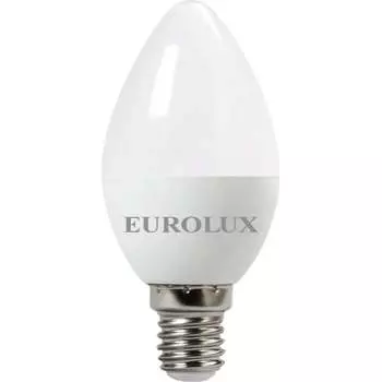 Светодиодная лампа Eurolux LL-E-C37-7W-230-2,7K-E14 76/2/7