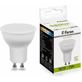 Светодиодная лампа FERON LB-26 80LED 7W 230V GU10 4000K 25290