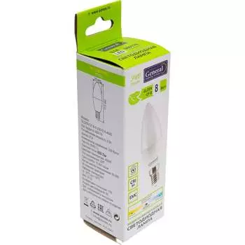 Светодиодная лампа General Lighting Systems GLDEN-CF-B-8-230-E14-4000 660176