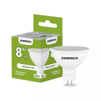 Светодиодная лампа GENERICA LL-MR16-10-230-30-GU5-G