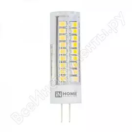 Светодиодная лампа in home led-jc-vc 5вт 12в g4 4000к 450лм 4690612019826