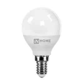 Светодиодная лампа IN HOME LED-ШАР-VC 4690612020549