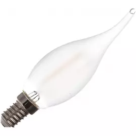 Светодиодная лампа in home led-свеча на ветру-deco 7вт 230в е14 3000к 630лм матовая 4690612006819