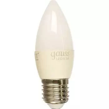 Светодиодная лампа Gauss LED Candle E27, 6.5W, 100-240 В, 4100К 103102207