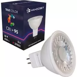 Светодиодная лампа Наносвет LH-MR16-50/GU5.3/927/60D L016