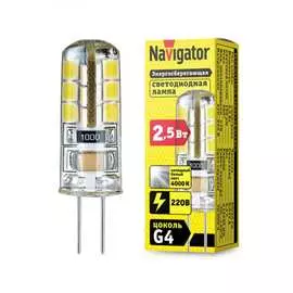 Светодиодная лампа Navigator NLL-S-G4-2.5-230-4K 71359 402957