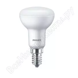 Светодиодная лампа philips ess led 4-50вт e14 теплый белый свет r50 1224522