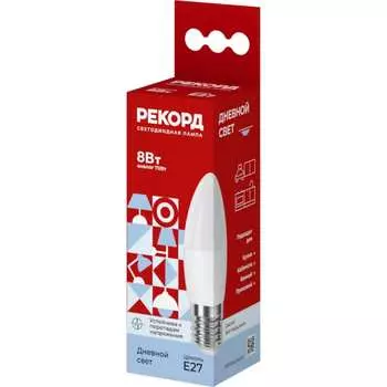 Светодиодная лампа РЕКОРД LED B37-U 25041