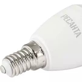 Светодиодная лампа Ресанта LL-R-C37-7W-230-3K-E14 76/1/5