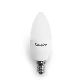 Светодиодная лампа sweko 5 шт. 42led-c35-10w-230-6500k-e14