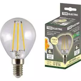 Светодиодная лампа TDM ELECTRIC Филамент SQ0340-0277