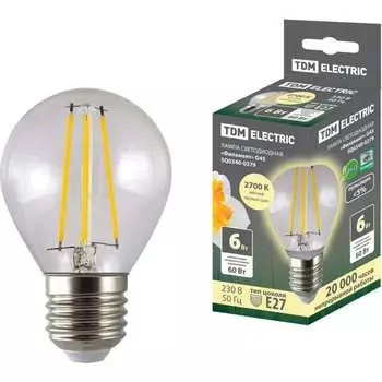 Светодиодная лампа TDM ELECTRIC Филамент SQ0340-0279