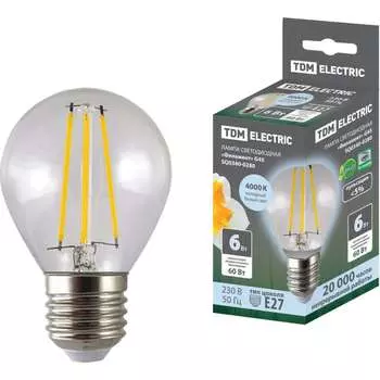 Светодиодная лампа TDM ELECTRIC Филамент SQ0340-0280