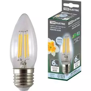 Светодиодная лампа TDM ELECTRIC Филамент SQ0340-0299