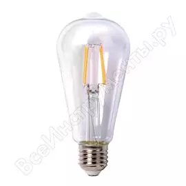 Светодиодная лампа thomson led filament st64 7w 695lm e27 2700k th-b2105