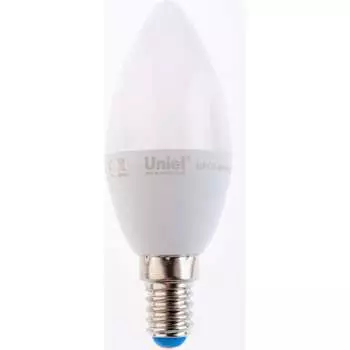Светодиодная лампа Uniel LED-C37-6W/NW/E14/FR/MB PLM11WH UL-00002374
