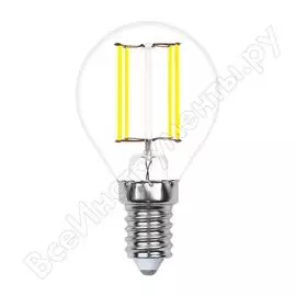 Светодиодная лампа Uniel LED-G45-5W/WW/E14/CL/MB GLM10TR UL-00002369