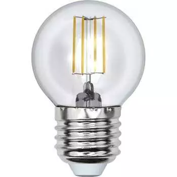 Светодиодная лампа Uniel LED-G45-6W/WW/E27/CL PLS02WH UL-00000196