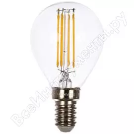 Светодиодная лампа Uniel LED-G45-6W/WW/E14/CL GLA01TR UL-00002201