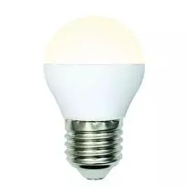 Светодиодная лампа Uniel LED-G45-6W/WW/E27/FR/MB PLM11WH UL-00002377