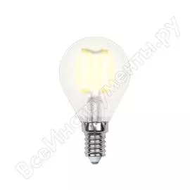 Светодиодная лампа Uniel LED-G45-7,5W/WW/E14/CL GLA01TR UL-00003250