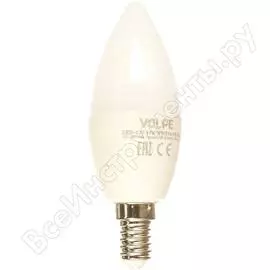 Светодиодная лампа Volpe LED-C37-11W/WW/E14/FR/NR UL-00003812