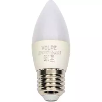 Светодиодная лампа Volpe LED-C37-6W/4000K/E27/FR/SLS UL-00008789