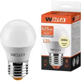 Светодиодная лампа Wolta 25Y45GL7.5E27