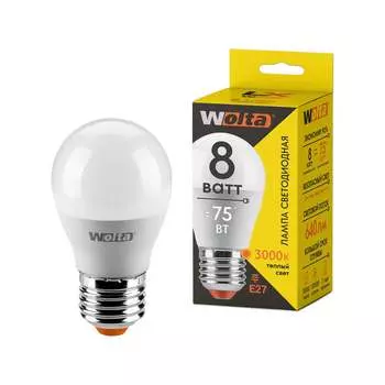Светодиодная лампа Wolta 30Y45GL8E27