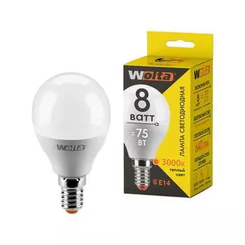 Светодиодная лампа Wolta 30Y45GL8E14