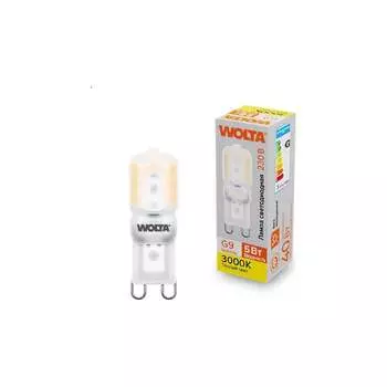 Светодиодная лампа Wolta WSTD-JCD-5W3KG9-P