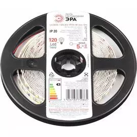 Светодиодная лента ЭРА LS2835-120LED-IP20-W-eco-5m Б0035595