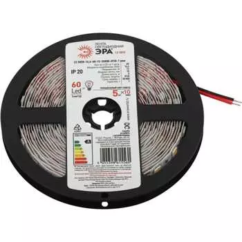 Светодиодная лента ЭРА LS5050 14,460124000KIP201 year5м нейтральный белый свет Б0053973