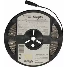 Светодиодная лента Navigator 71 415 NLS-5050WW30-7.2-IP65-12V R5 71415