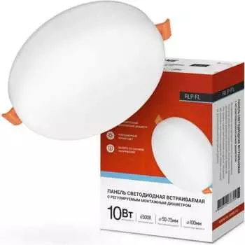 Светодиодная встраиваемая безрамная светильник IN HOME 4690612036724