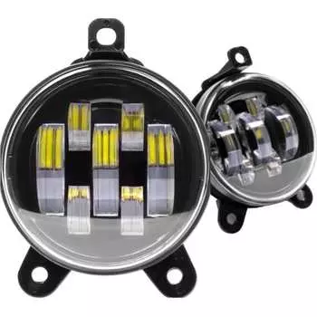 Светодиодные противотуманные фары автомобильные, Лада Приора LEDZILLA