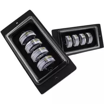 Светодиодные противотуманные фары автомобильные, ВАЗ/КАМАз 2110-2115 LEDZILLA