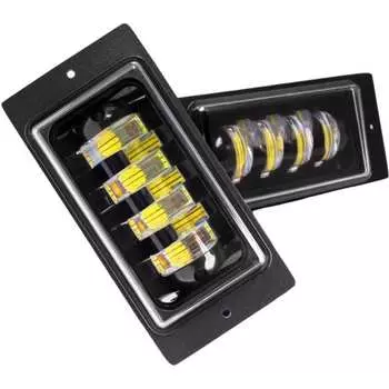 Светодиодные противотуманные фары автомобильные, ВАЗ/КАМАз 2110-2115 LEDZILLA