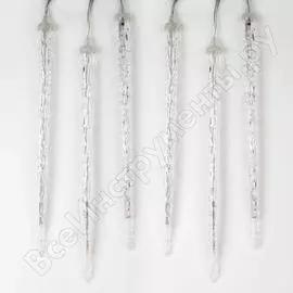 Фигурный светодиодный занавес Uniel ULD-E3005-300/DTK ICICLE Сосульки 11124