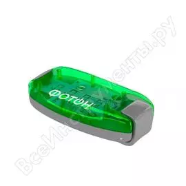 Светодиодный фонарь-маячок фотон sf-100, зеленый 23528